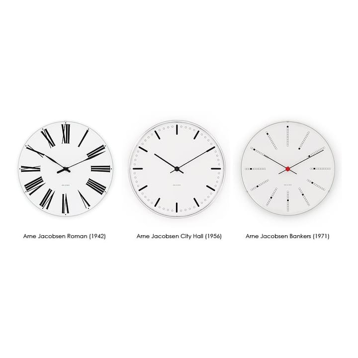 Arne Jacobsen Bankers klok van Arne Jacobsen Clocks 