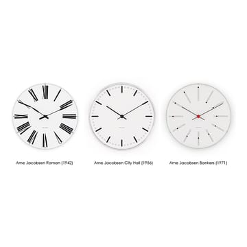 Arne Jacobsen Bankers klok - Ø 29 cm. - Arne Jacobsen Clocks