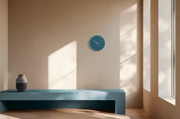 Arne Jacobsen City Hall klok - Blauw, Ø29 cm - Arne Jacobsen Clocks