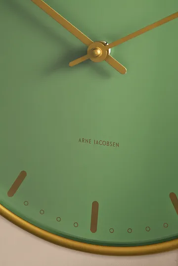 Arne Jacobsen City Hall klok - Groen, Ø21 cm - Arne Jacobsen Clocks