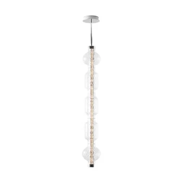 Alambicco verticale hanglamp - 5 glaskappen - Artemide