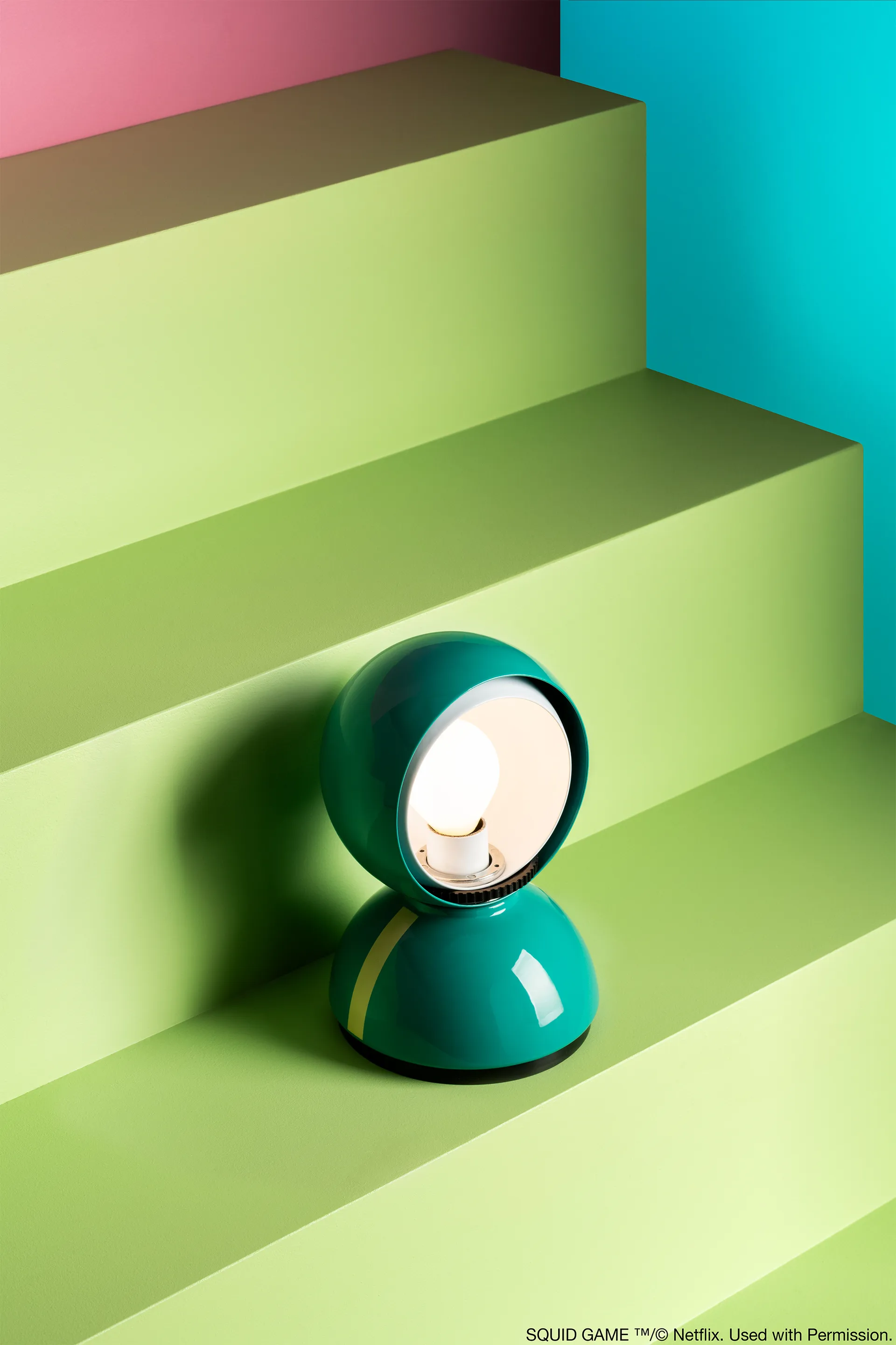 Eclisse x Squid Game tafellamp Special Edition, Player Artemide