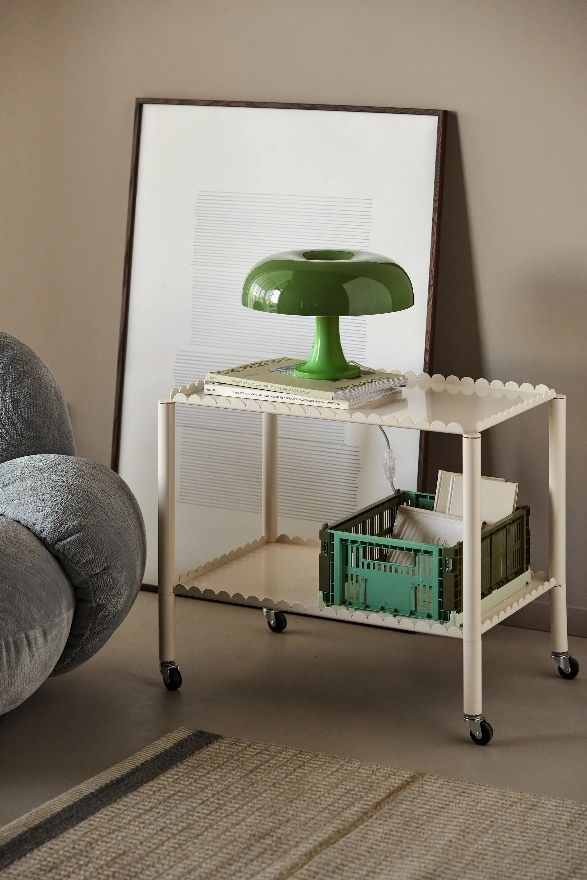 Nessino tafellamp special edition Ø32 cm, Green Artemide