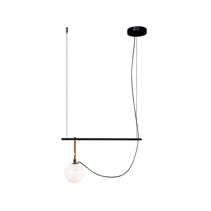 nh S1 14 hanglamp - zwart messing - Artemide