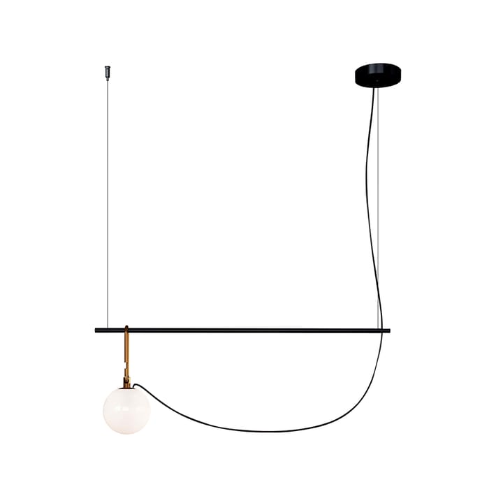 nh S2 14 hanglamp - zwart messing - Artemide