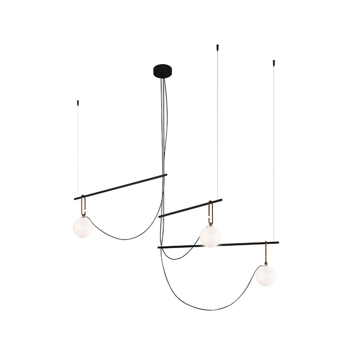 nh S3 14 hanglamp - zwart messing - Artemide