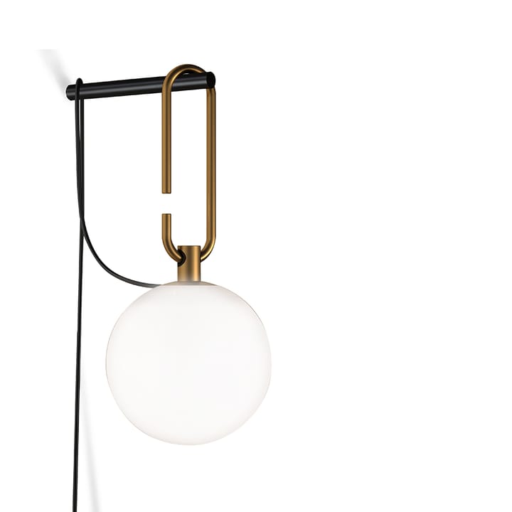 nh wandlamp - zwart messing - Artemide