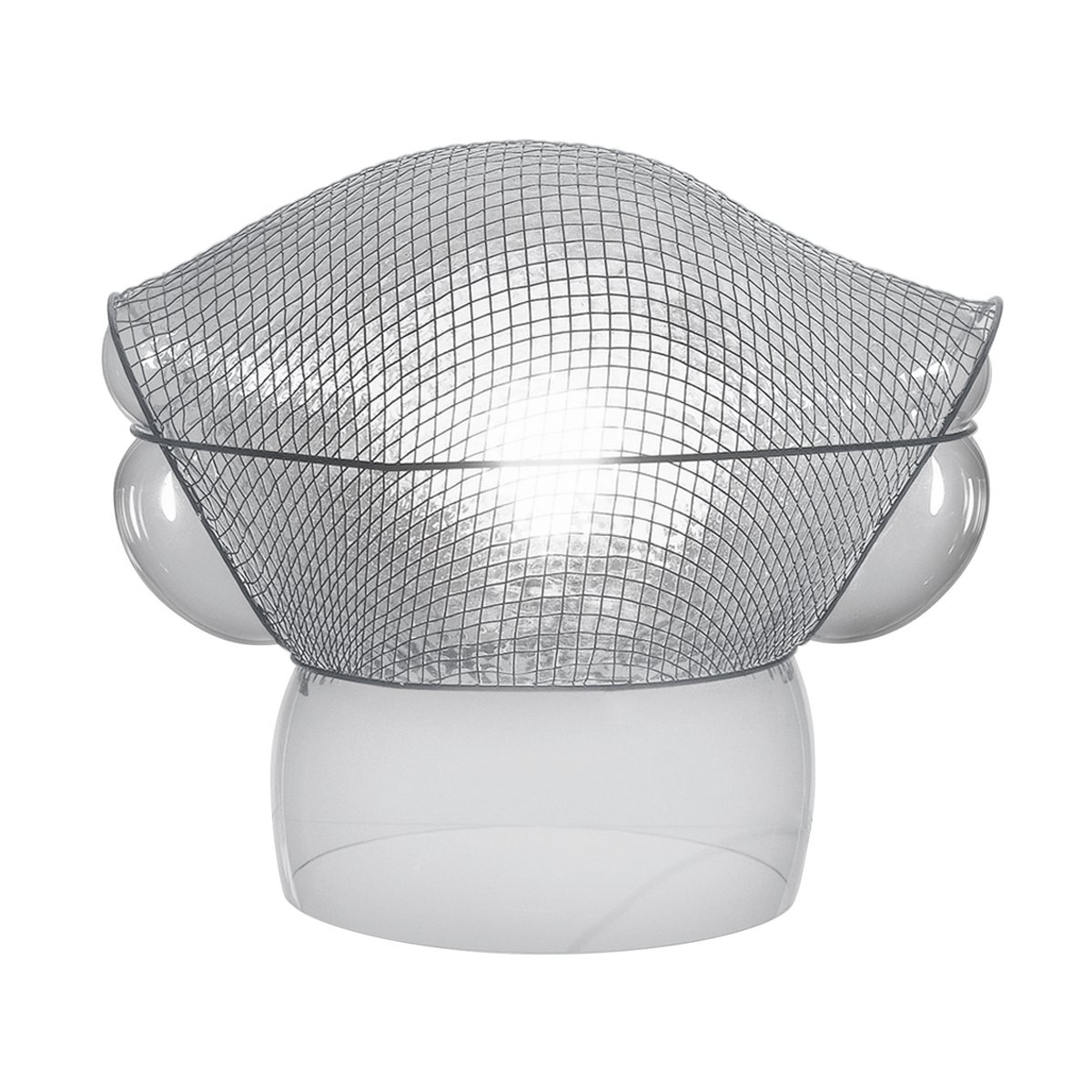 Artemide Patroclo tafellamp o50 cm glass | Scandinavisch Interieur | Bureau- & tafellampen | Zwart