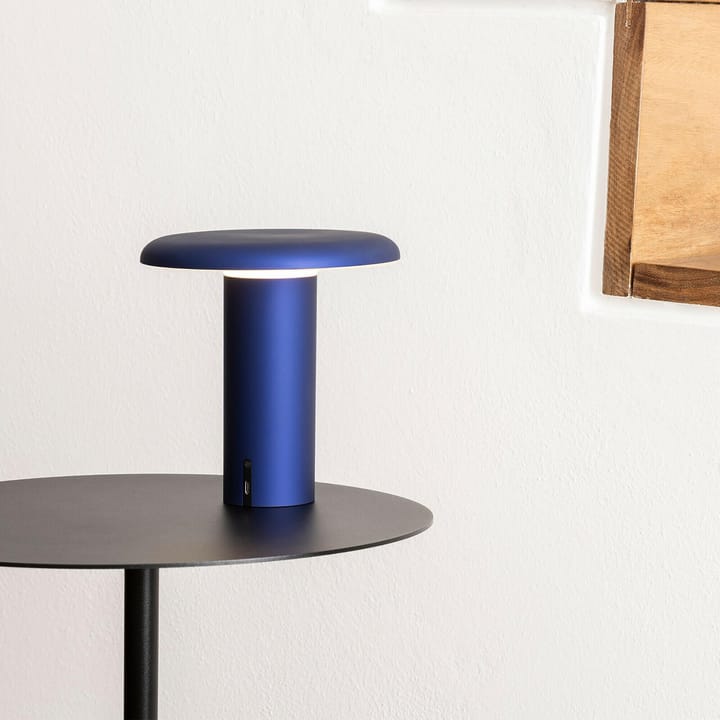 Takku draagbare tafellamp 19 cm, Geanodiseerd blauw Artemide