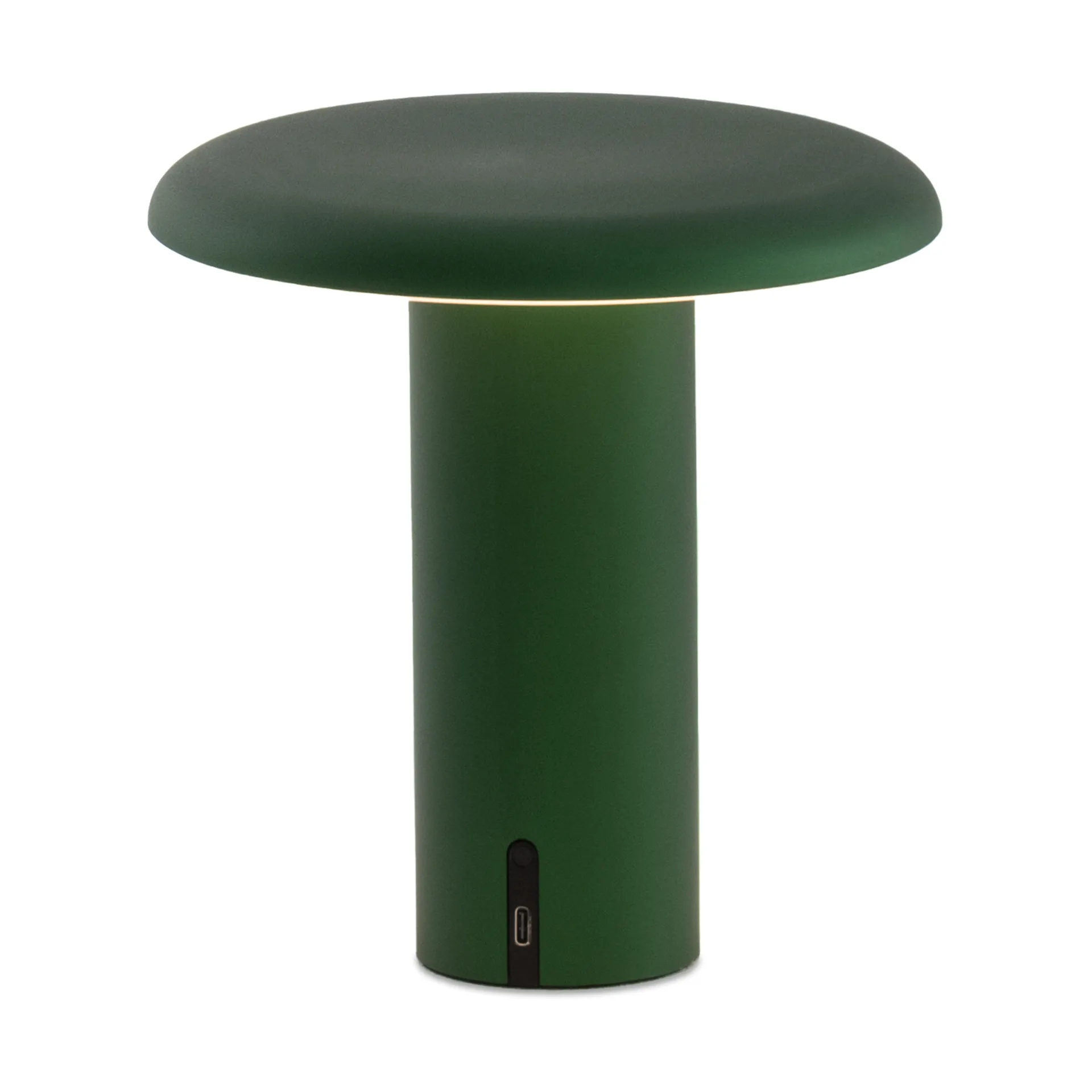 Takku draagbare tafellamp 19 cm, Geanodiseerd groen Artemide