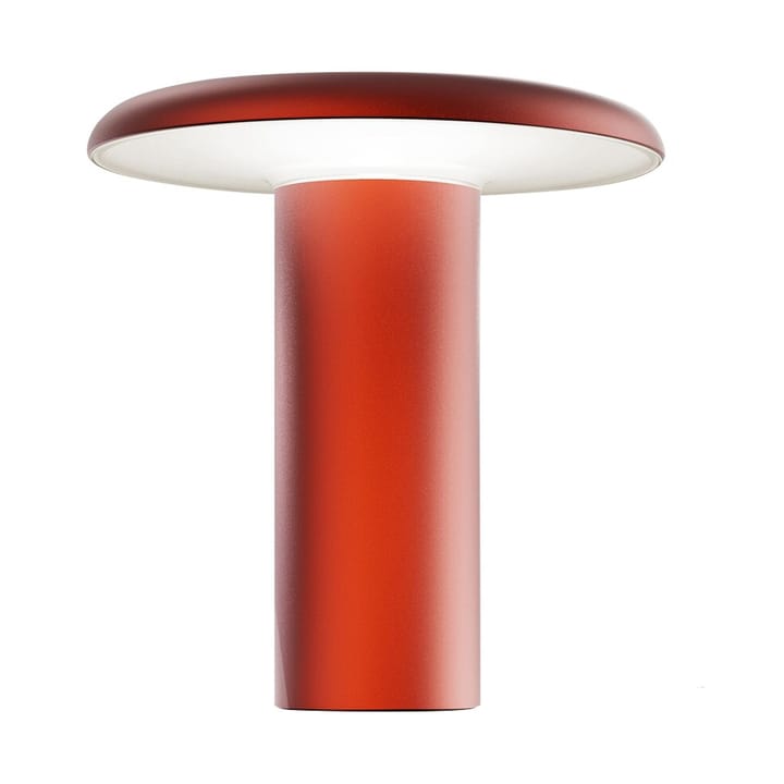Takku draagbare tafellamp 19 cm, Geanodiseerd rood Artemide
