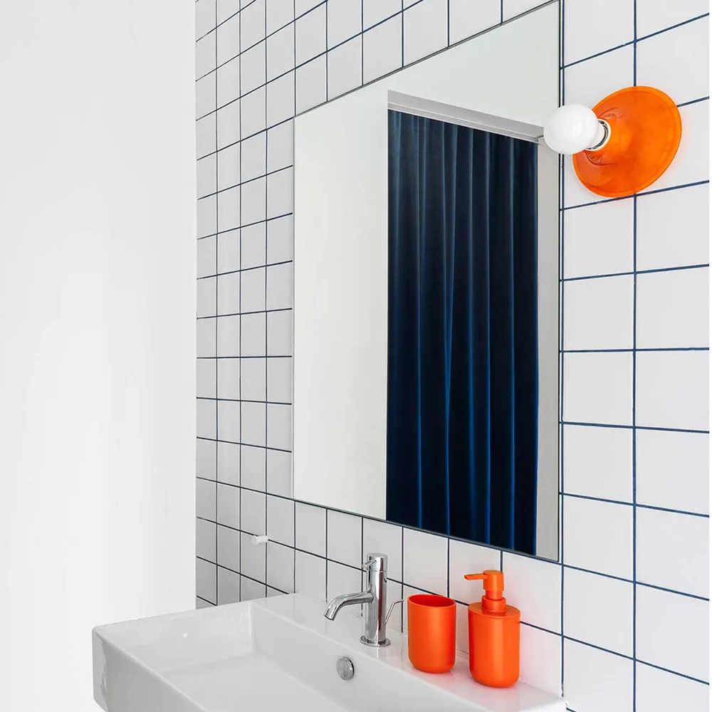 Teti wandlamp, Transparent orange Artemide