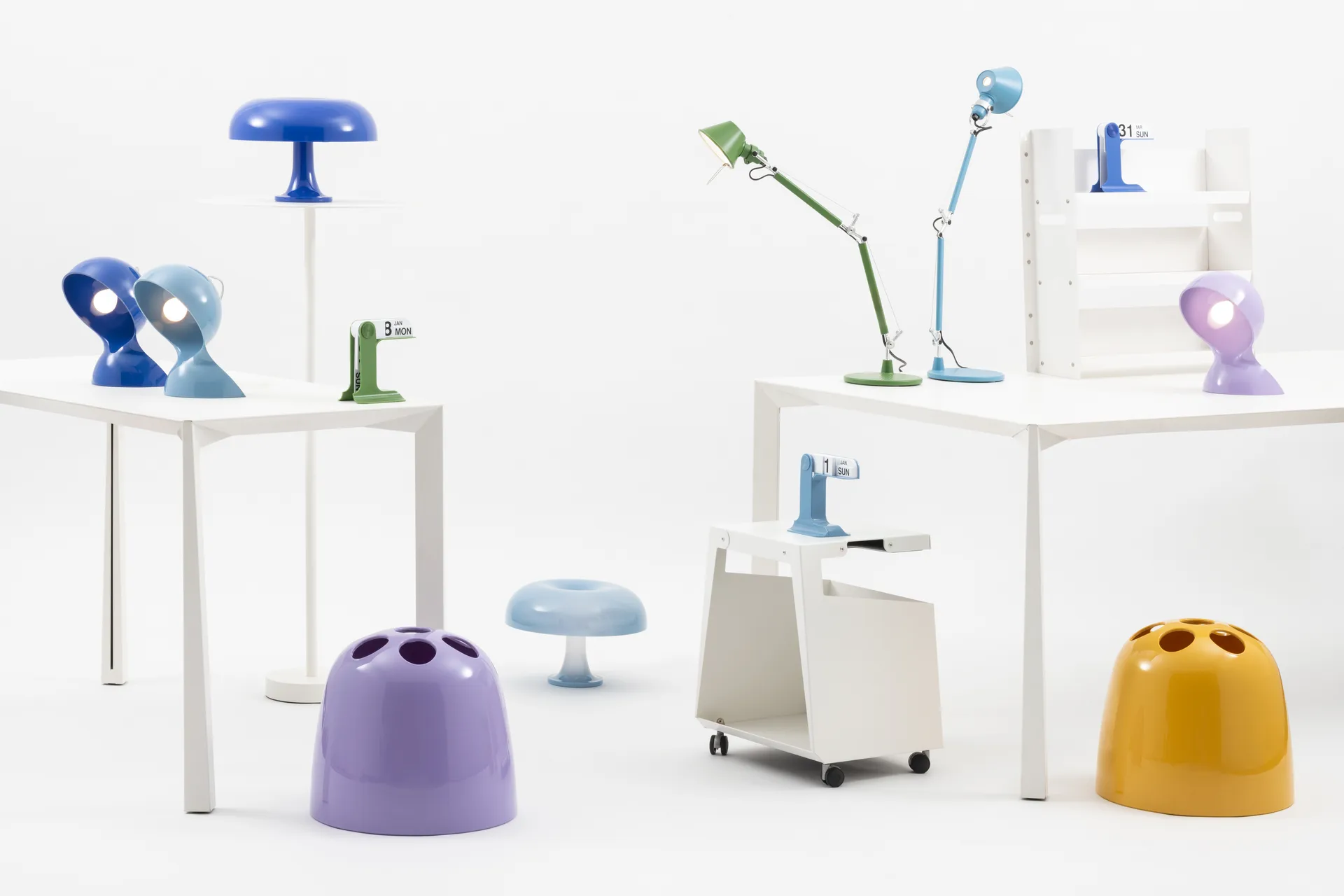 Timor eeuwigheidskalender, Light blue Artemide