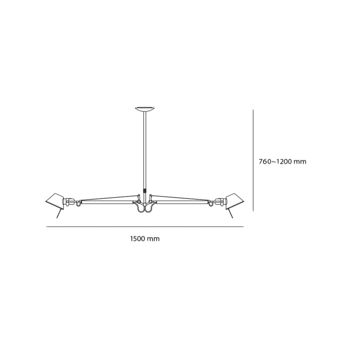 Tolomeo hanglamp, aluminium Artemide