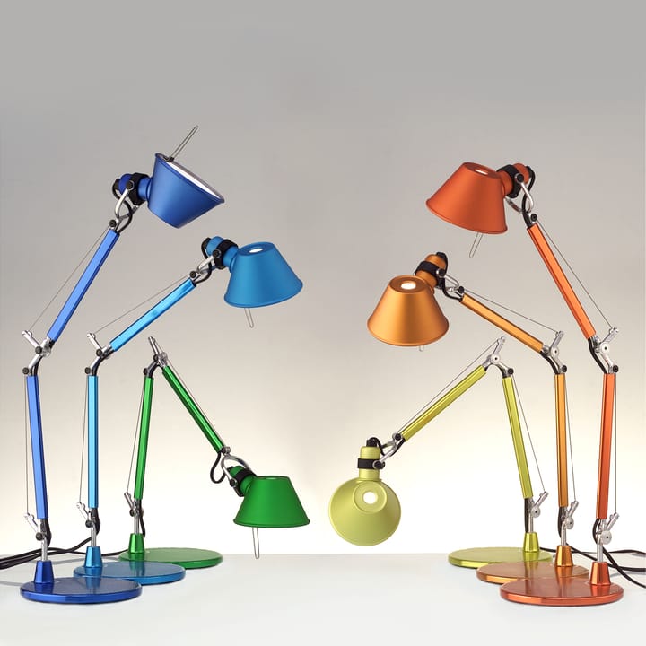 Tolomeo micro tafellamp - aluminium blanco - Artemide