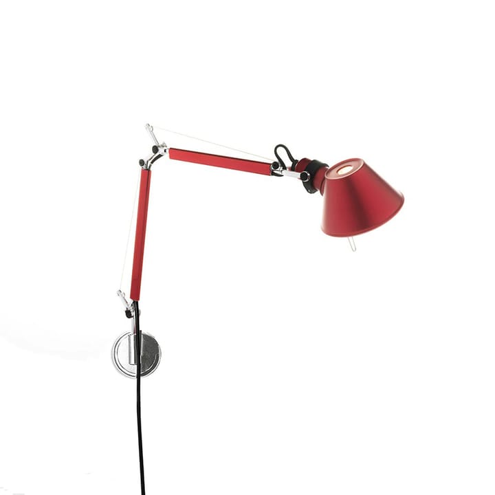 Tolomeo Micro wandlamp - geanodiseerd rood - Artemide