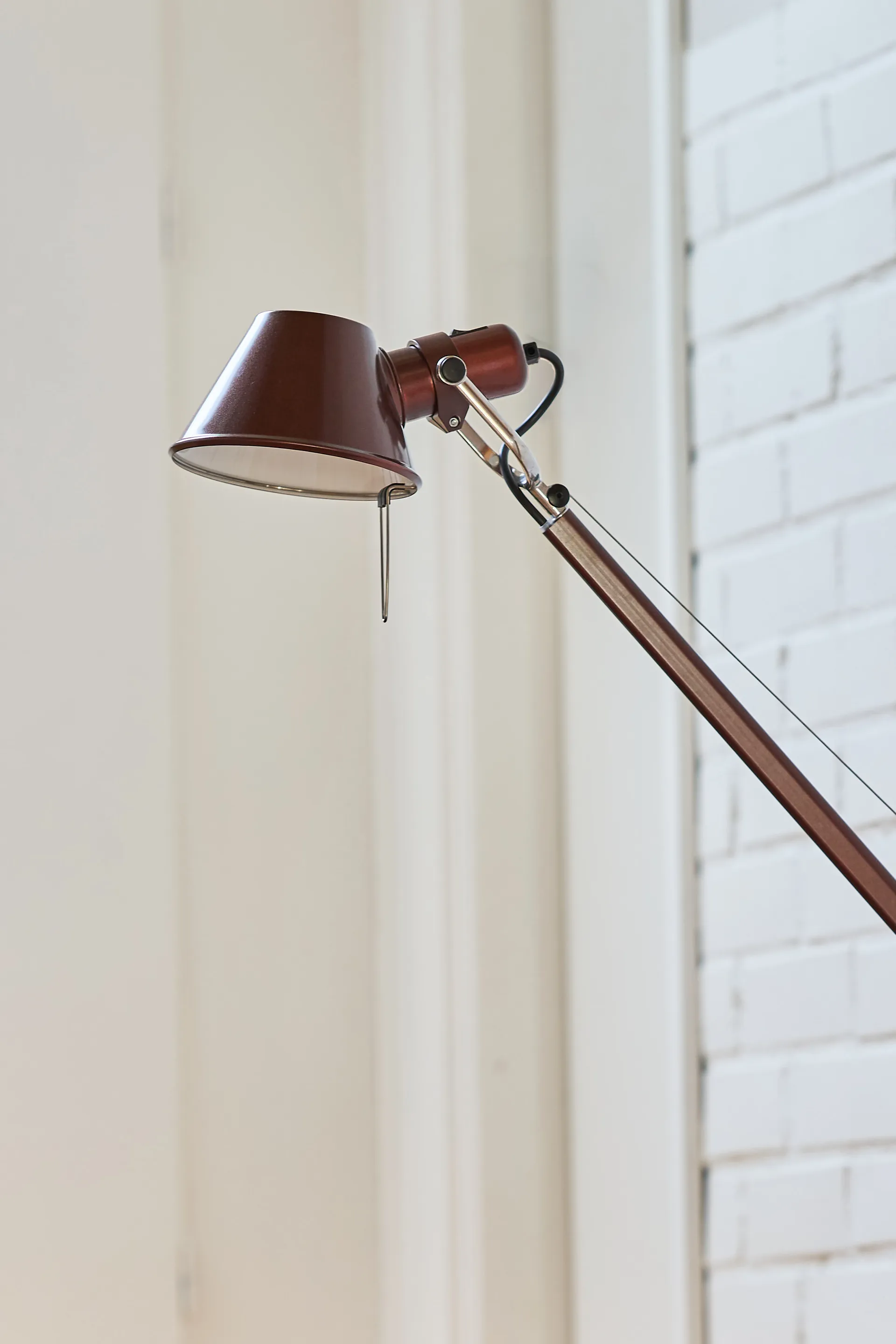 Tolomeo Reading vloerlamp E27 special edition - Brown metallic,  Artemide