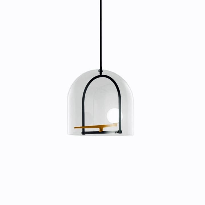 Yanzi S hanglamp - zwart messing - Artemide