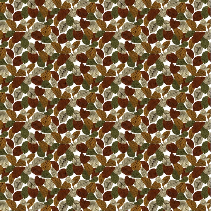 Åkulla stof - Roestrood-groen-bruin - Arvidssons Textil