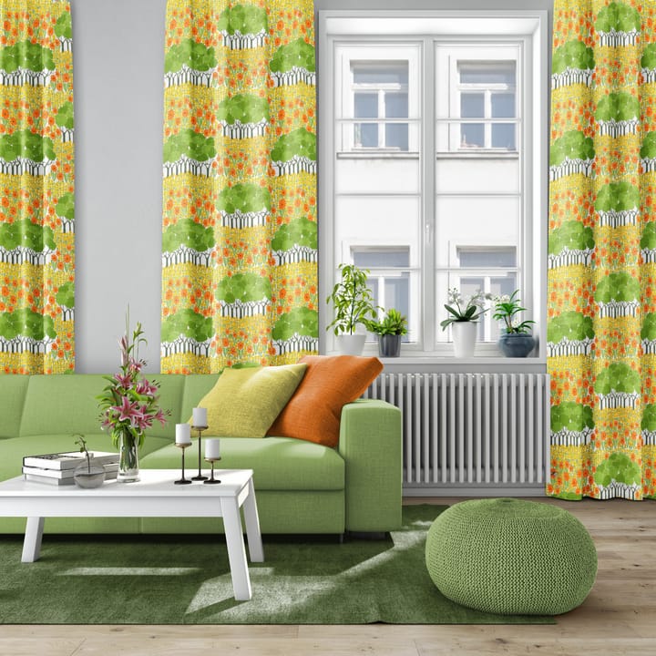 Allé stof, Geel-groen Arvidssons Textil
