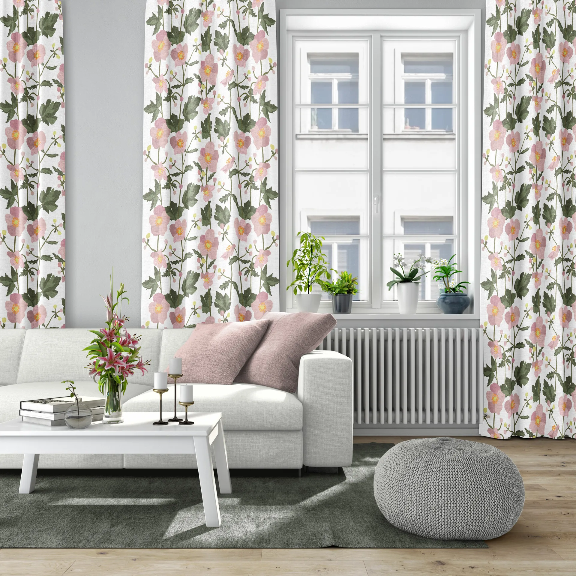 Anemon stof, Roze Arvidssons Textil