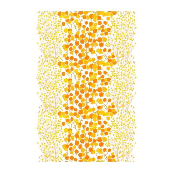 Ängen stof - Geel-oranje - Arvidssons Textil