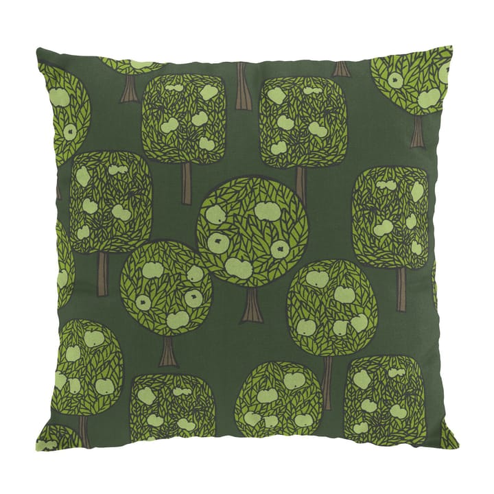 Äppelskogen kussenhoes 47x47 cm - Donkergroen - Arvidssons Textil