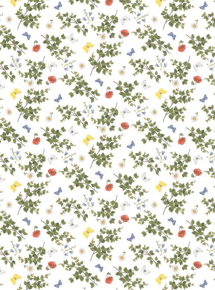 Björkäng stof - Groen-multi - Arvidssons Textil