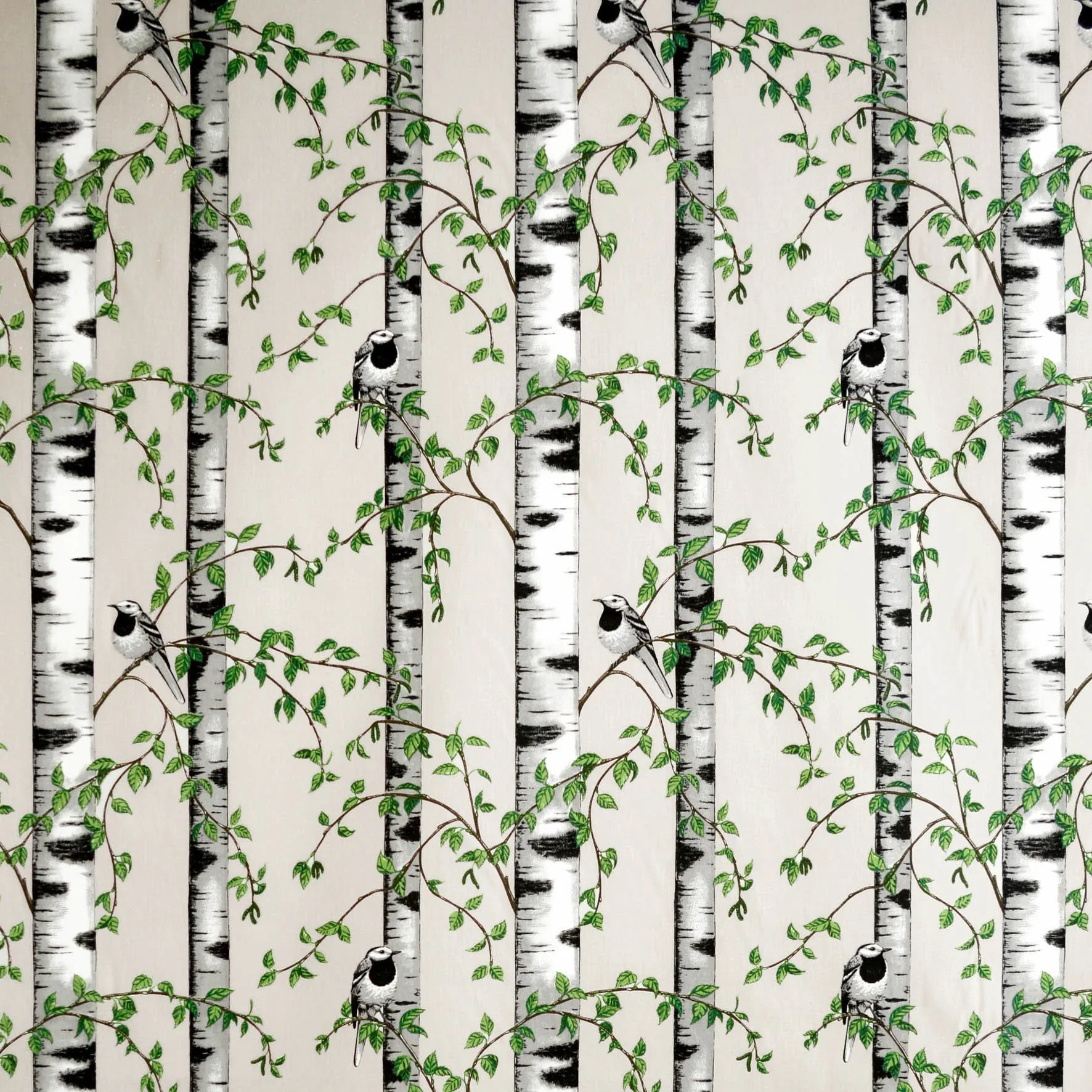 Björkdungen stof, beige Arvidssons Textil