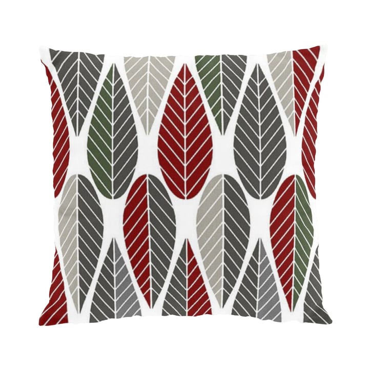 Blader kussenhoes - Rood-groen - Arvidssons Textil