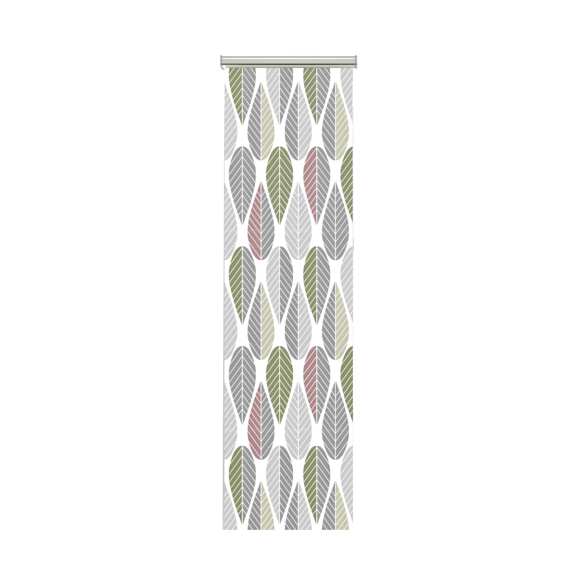 Blader paneelgordijn 2-pack, Roze Arvidssons Textil