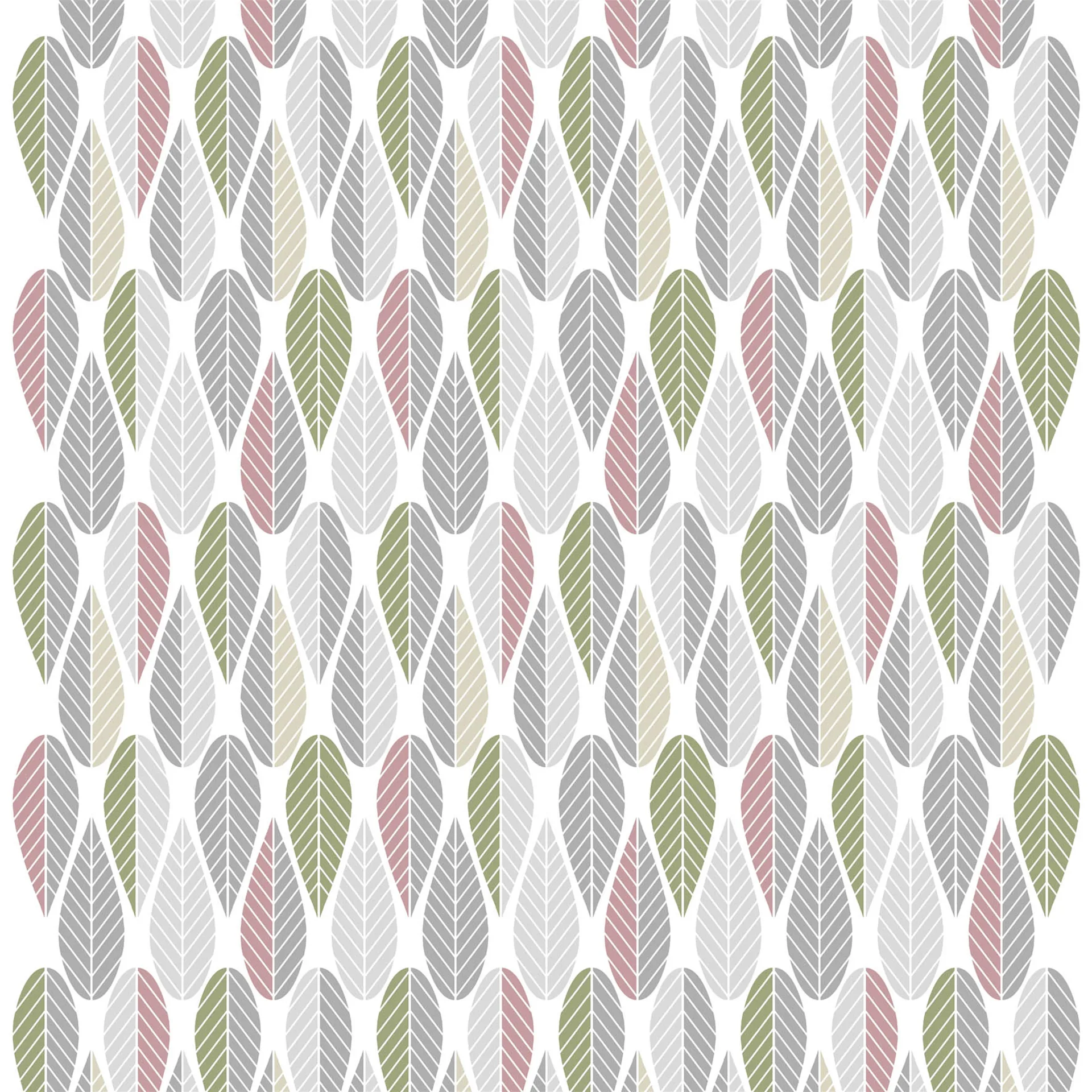 Blader tafelzeil, pastel Arvidssons Textil
