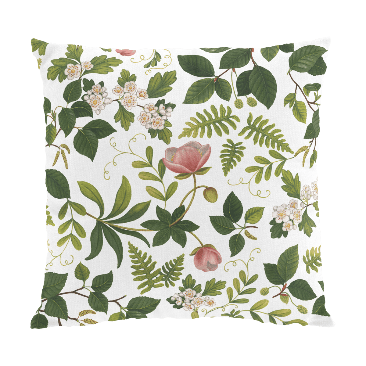 Arvidssons Textil Blomsterlund kussenhoes 47x47 cm Groen