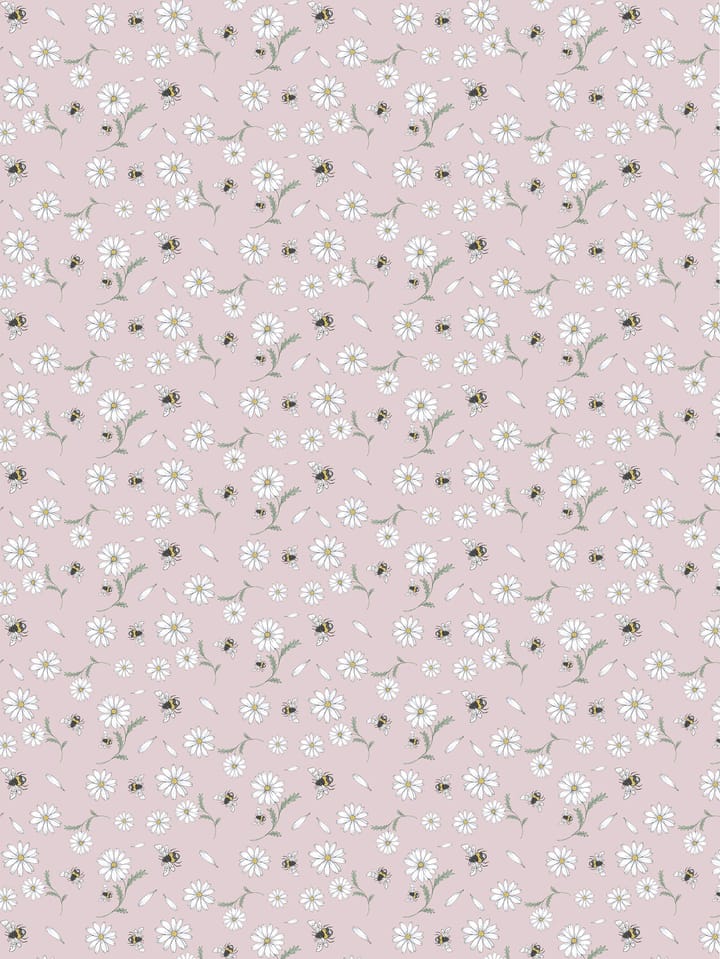 Blomstersurr stof - Roze - Arvidssons Textil
