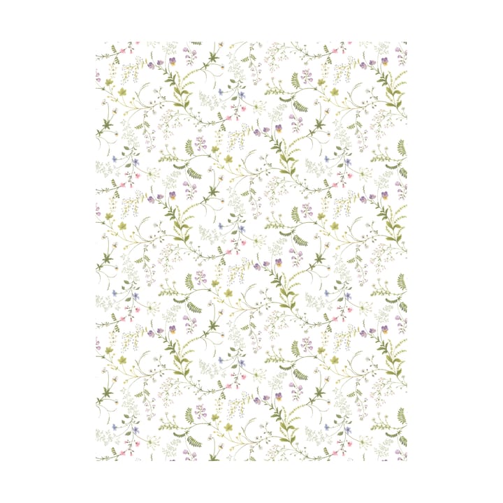 Blomsteryra gewaxt tafelkleed - Groen - Arvidssons Textil