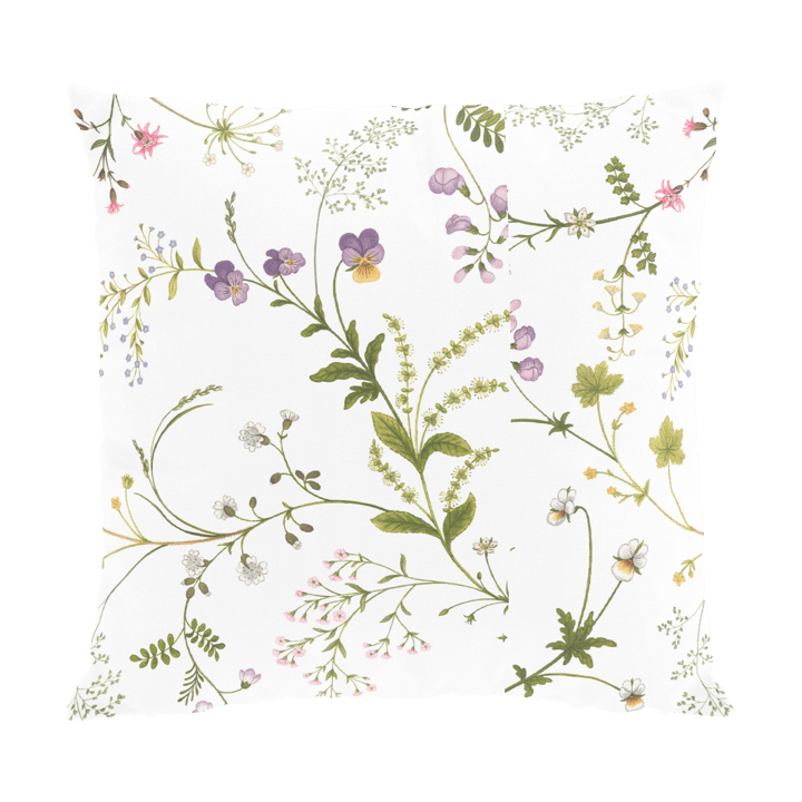 Blomsteryra kussenhoes 47x47 cm, Groen Arvidssons Textil