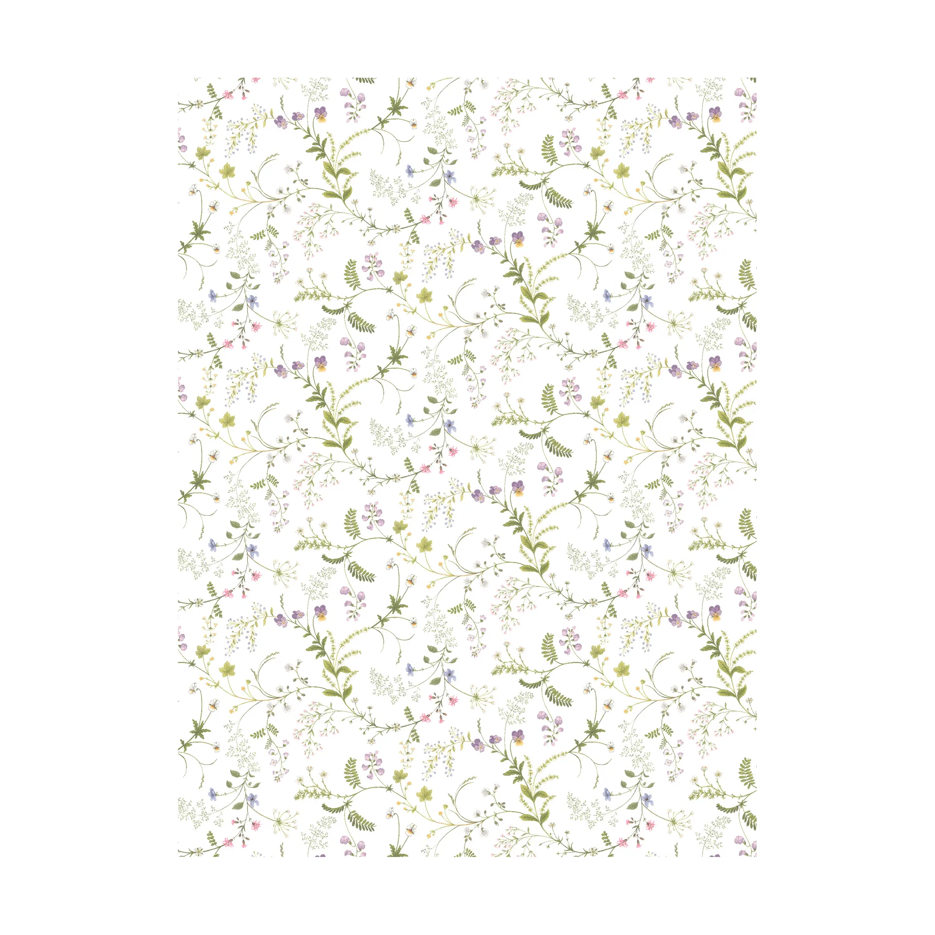 Blomsteryra stof, Groen Arvidssons Textil