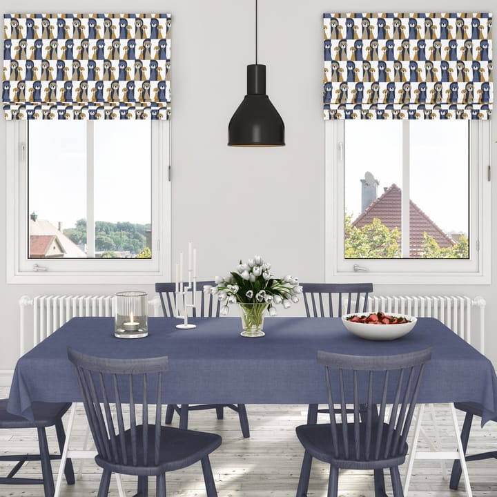 Buster stof, Blauw-beige Arvidssons Textil