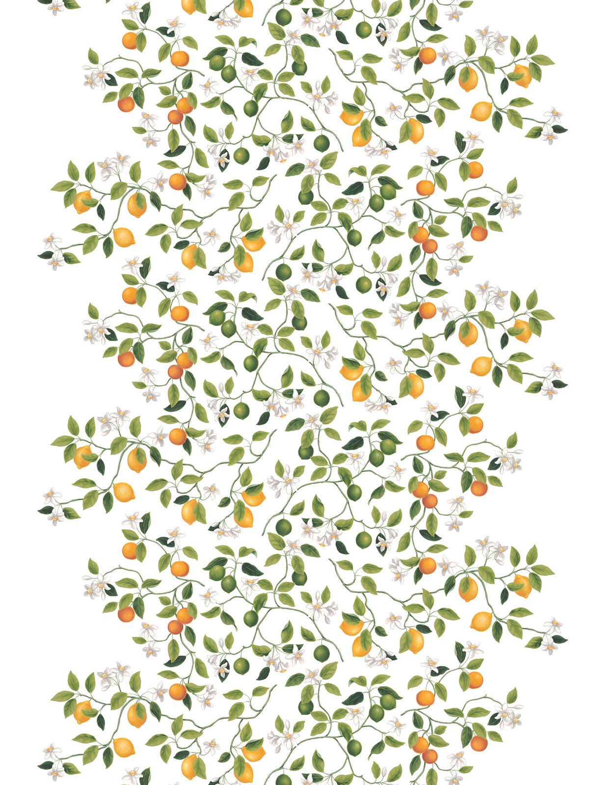 Arvidssons Textil Citrusträdet tafelzeil Groen-groen