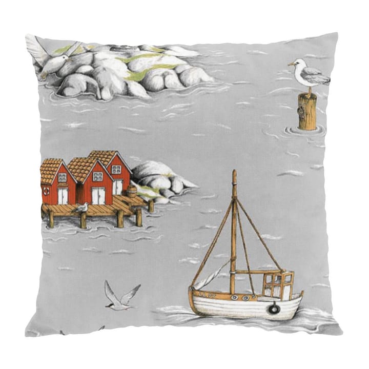 Fiskekär kussenhoes 47x47 cm - Grijs - Arvidssons Textil