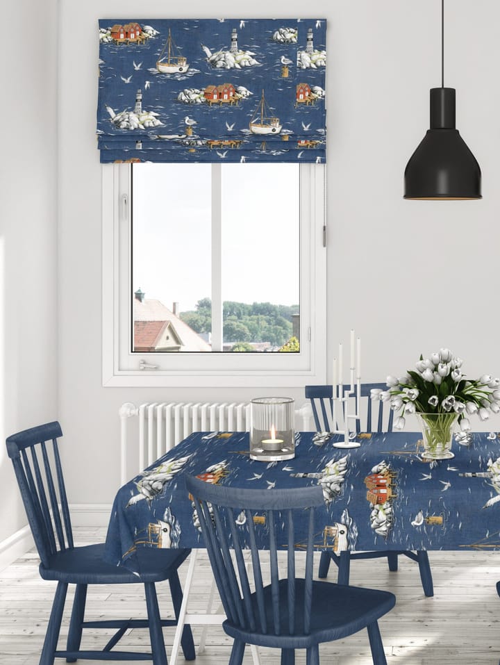 Fiskeskär tafelzeil, Blauw Arvidssons Textil