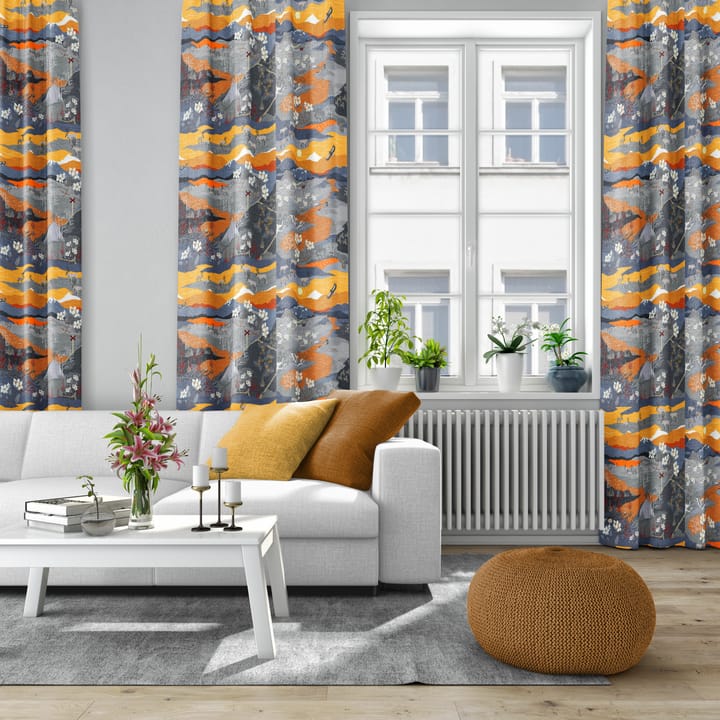 Fjällvandring stof, Oranje Arvidssons Textil