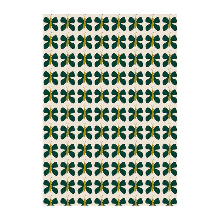 Fjäril Mini tafelzeil - Groen-geel - Arvidssons Textil