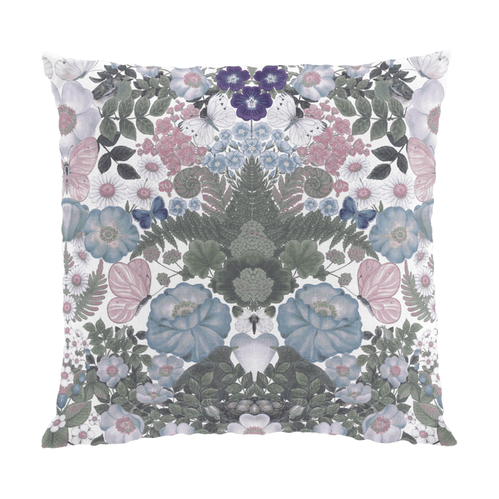 Fjärilsblom kussenhoes 47x47 cm - Turkoois - Arvidssons Textil