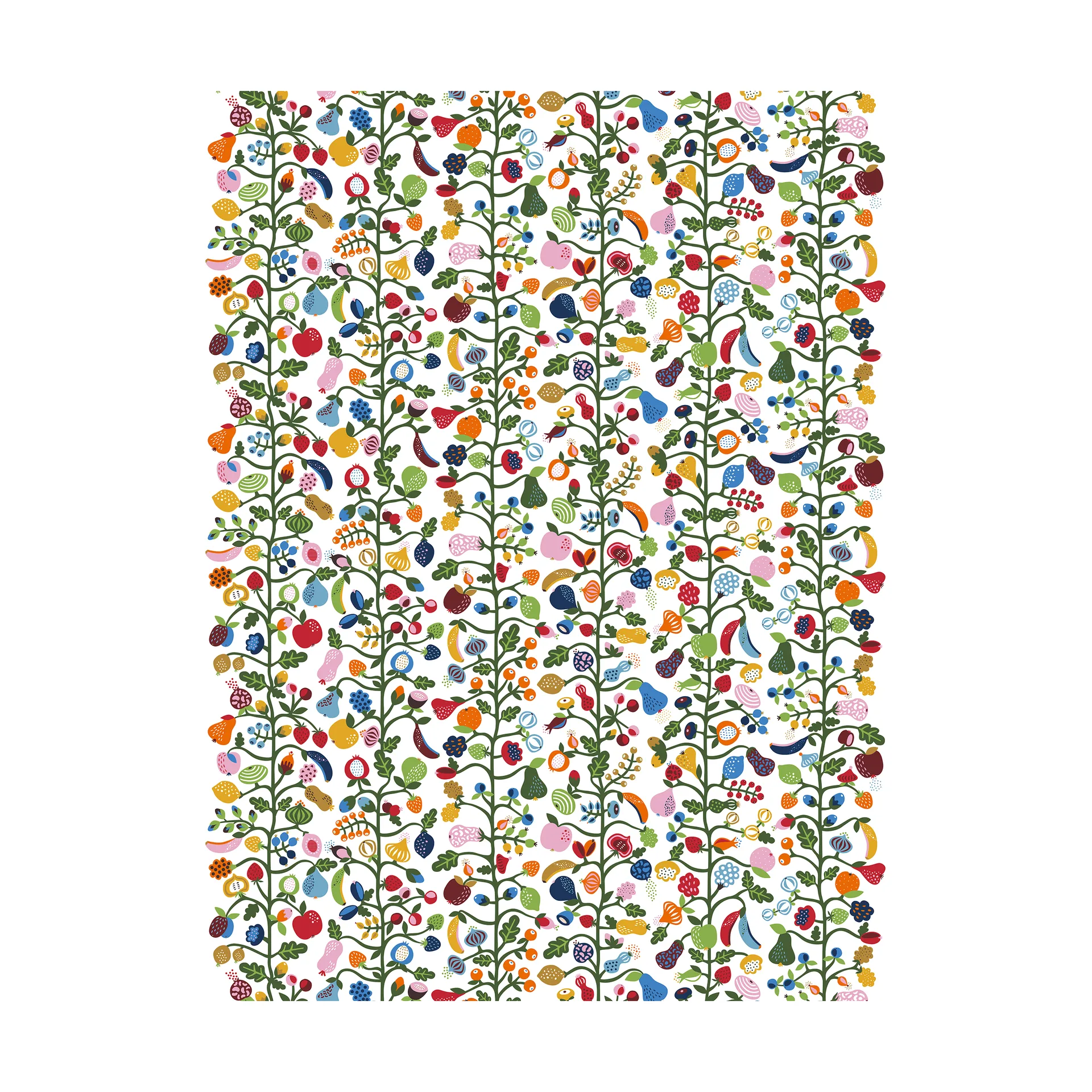 Fruktträdgården stof, Multi Arvidssons Textil