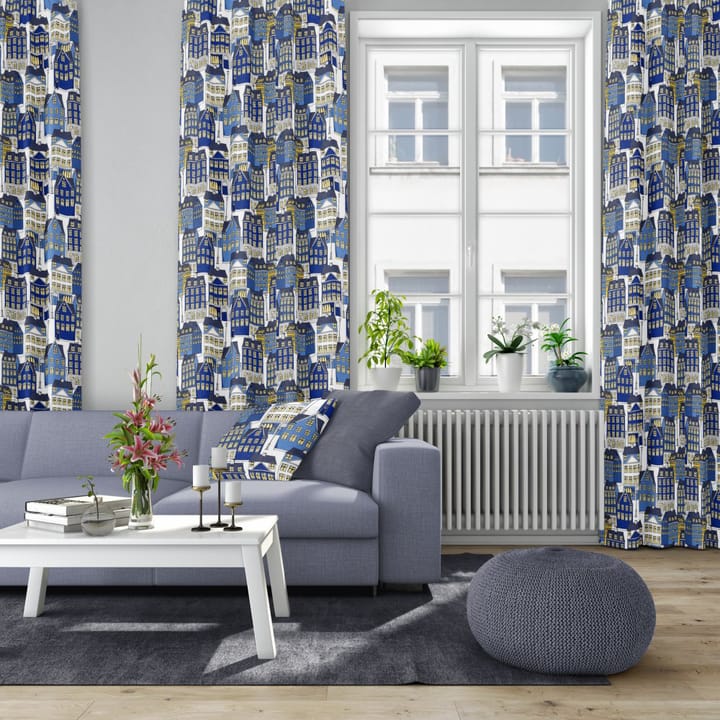 Gamlastan stof, Blauw Arvidssons Textil