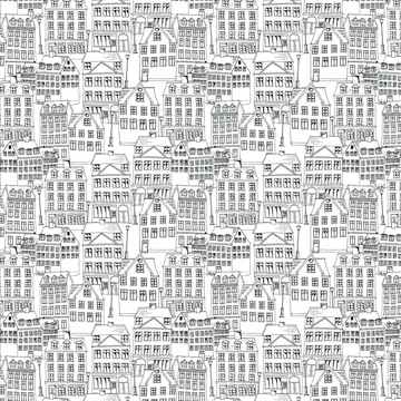 Gamlastan stof - Zwart-wit - Arvidssons Textil