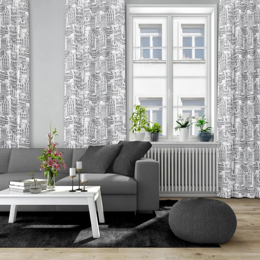 Gamlastan stof, Zwart-wit Arvidssons Textil