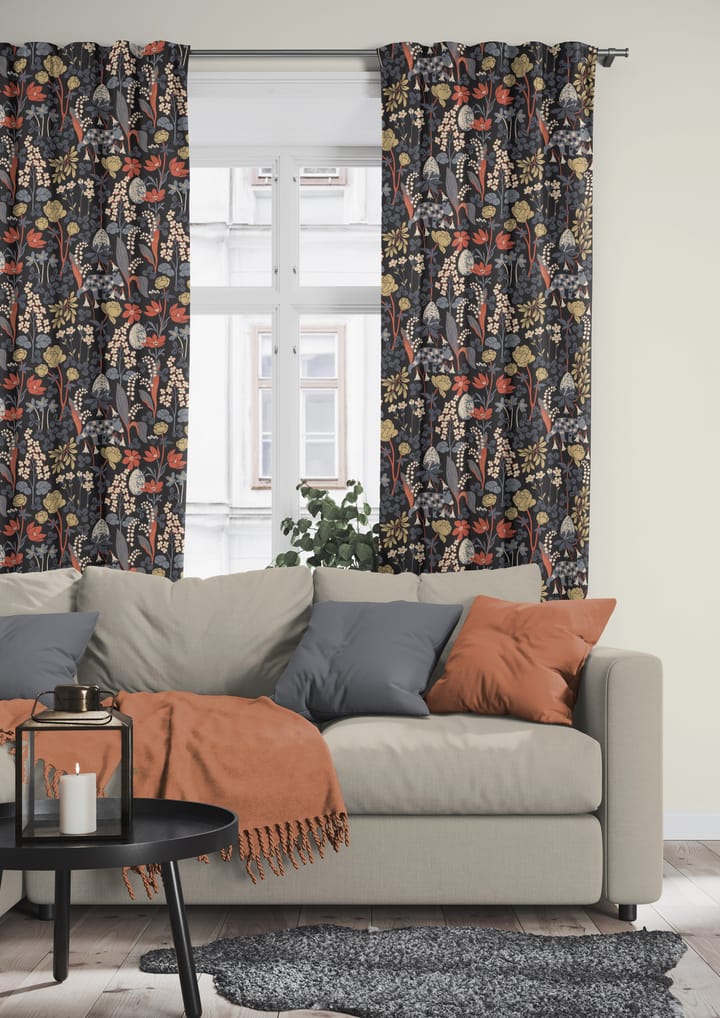 Hier slaapt geen beer gewaxt tafelkleed, Donkerblauw Arvidssons Textil