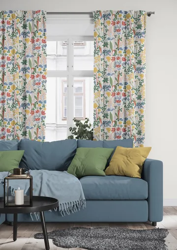 Hier slaapt geen beer gewaxt tafelkleed - Multi - Arvidssons Textil